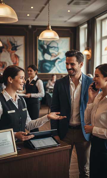 Accueillir les clients