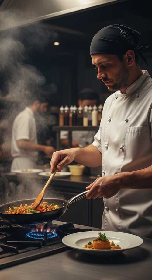 cuisine de restaurant